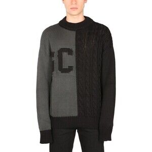 Gcds Crew Neck Two-Tone Sweater - NWT